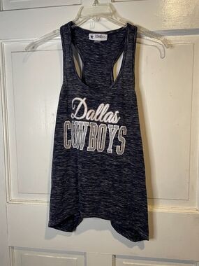 Dallas Cowboys Navy Tank Top